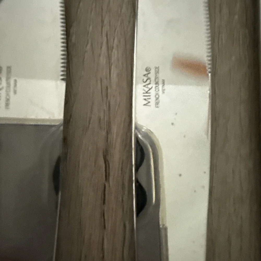 New Mikasa FRENCH‎ COUNTRYSIDE Set of 6 Dinner Knives 18/10 Stainless (9 1/4